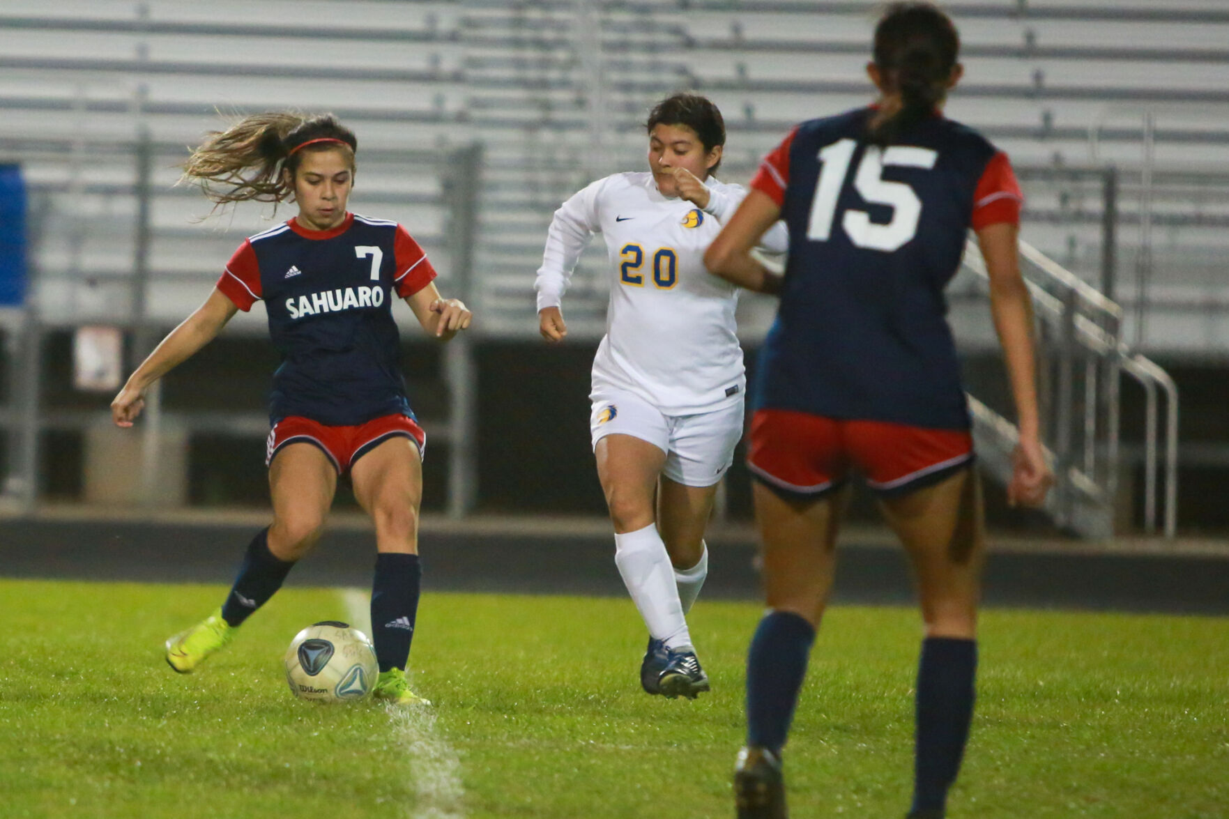 Sahuarita at Sahuaro high school girl's soccer